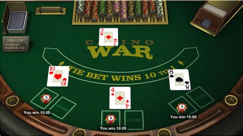 Play Casino War Online Play Casino War Online